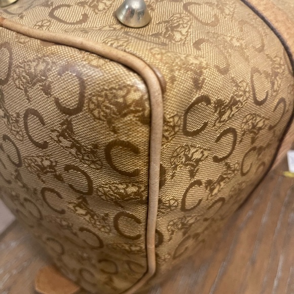 Celine Tan Monogram Boston Bag - Picture 9 of 16